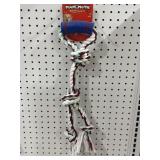 Mammoth Flossy Chews Twin Tug dog toy