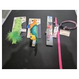 Huxley & Kent Catnip Crinkle Toys & (3) Collars
