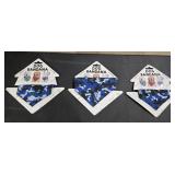 (3) Clip-On Adjustable Dog Bandanas