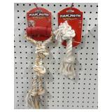 (2) Mammoth Flossy Chews Dog Toys
