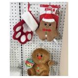 (3) Holiday Themed Dog Toys KONG