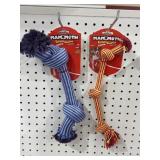 (2) Mammoth Flossy Chews Dog Toys