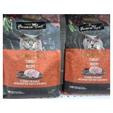 (2) Bags 3.5lb Fussie Cat Market Fresh Turkey