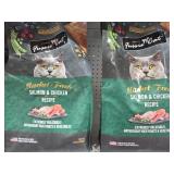 (2) Bags 3.5lb Fussie Cat Market Fresh Salmon &