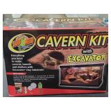 Zoo Med Cavern Kit with Excavator Clay Burrowing