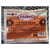 (6) Primal Pet Foods Raw Beef Marrow Bone for