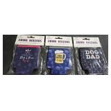 (3) Dog Koozies