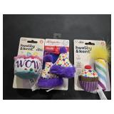 (5) Catnip Crinkle Toys