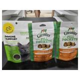 (2) Pkgs Greenie Feline Pill Pockets & Immune