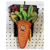 Tuffy Funny Food Carrot Dog Toy