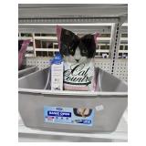 Petmate Cat Box, Box of Liners & 10# Bag of Litter