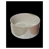 Luigi Lux Dog Bowl White Large