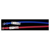 16" Red & Blue Dog Collars