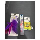 (2) Huxley & Kent Catnip Crinkle Toys + Magnetic