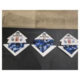 (3) Clip-On Dog Bandanas