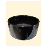 Luigi Lux Dog Bowl Black Large