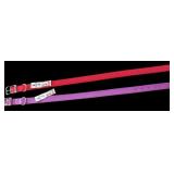 (2) 24' Dog Collars Red & Purple