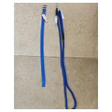 26' Blue Dog Collar & 6ft Braided Leash