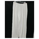 Sz 10 Flores & Flores Silk Wide Leg Pants