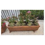 Binocci Carlo 12x40 Planter w/Dianthus