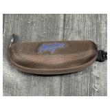 Maui Jim Brown Semi-Hard Zippered Sunglasses Case
