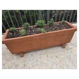 Binocci Carlo 12x40 Planter w/Plants