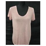Med Tempo Paris Pink Short Sleeve Sweater