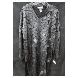 Sz XL Unique Leather Studio Leaf Jacket