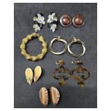 (6) Prs of Earrings + Bracelet