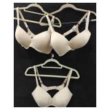 (3) Sz 36C Wacoal Underwire Free Bras