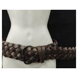 Club Monaco Braided Wide Leather Belt
