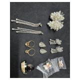 (4) Pr Earrings (3) are Clip On, (2) UT Pins,