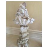 26' White, Weathered Coastal Style Statue