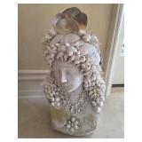 19' Shell Encrusted Bust