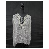 TAJ by Sabrina Crippa Silk Blouse Featuring