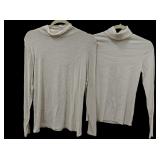 (2) Sz MD Turtleneck Tops
