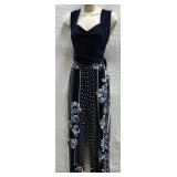Sz 10 Joseph Ribkoffï¿½ Navy Blue Sweetheart Top