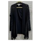 Sz 12 Joseph Ribkoffï¿½ Black Cut out Mesh Sleeveed