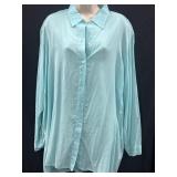 Sz S/M Manuel Canovas Long-Sleeved Ice Blue