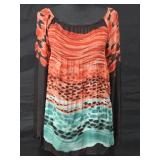 Sz Large Dance in Paris Blouse with an Orange