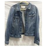 Sz L Vince Camuto Denim Jacket with a button