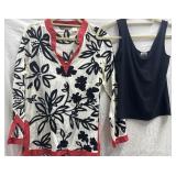 Sz M Tommy Bahama Top and Finley top