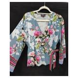 Sz MD Hale Bob Silk Orchid Blouse