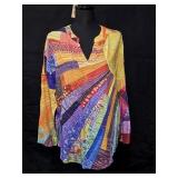 NWOT Colorful Smock Shirt