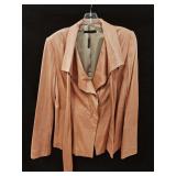 Sz MD NWT Elie Tahari Leather Blazer