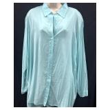Sz S/M Manuel Canovas Long-Sleeved Ice Blue