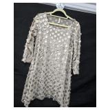 Sz Med Staples Tank w/Mesh Cover Adorned with