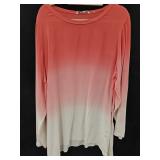 Soft Surroundings Silk Ombre Top No Size