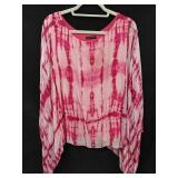 Italian Silk Top w/ Pink Lining No Size