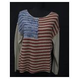 NWOT Sz Med Venus Flag Sweater